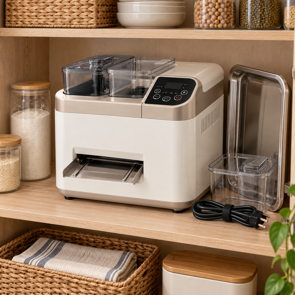🥞 FreshPress™ Automatic Flatbread Maker | One-Touch Roti, Tortilla & Chapati Machine