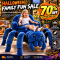 🕷️ Electric Plush Spider Ride-On Sofa 🎃 Motorized Walking Toy with Ultra-Soft Seat for Kids